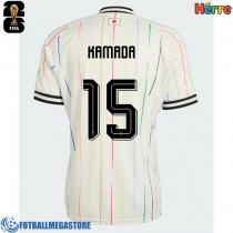 Fotballdrakt Herre Japan Daichi Kamada #15 Bortedrakt VM 2026 Kortermet